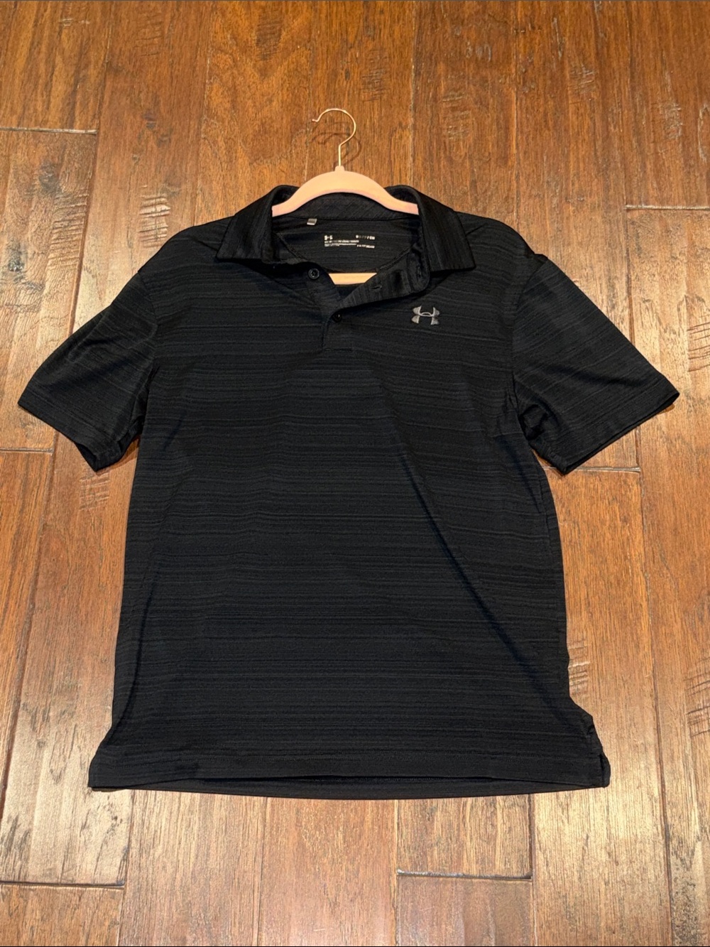 Small Under Armour Men's Black Performance Polo Shirt - Picture 8 of 8